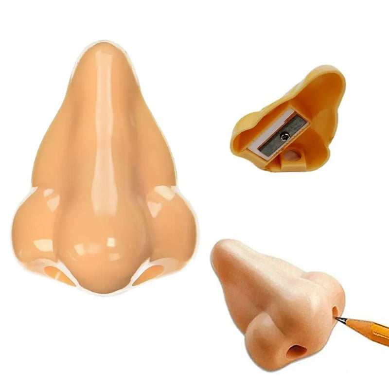 Creative Nose Pencil Sharpeners Funny Pencil Cutting Tools School Supplies Student Stationery Classroom Teacher Rewards Gift