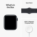 Apple Watch SE (2nd Gen) (GPS + Cellular, 44mm) - Midnight Aluminum Case with Midnight Sport Band, M/L (Certified Refurbished)