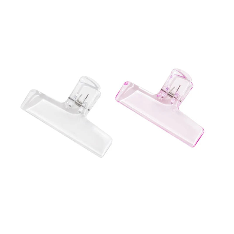 Transparent Candy Color Large Clip Ins Student File Account Hand Account Bill Binder Clip Paperclips Ofeice & School Supplies