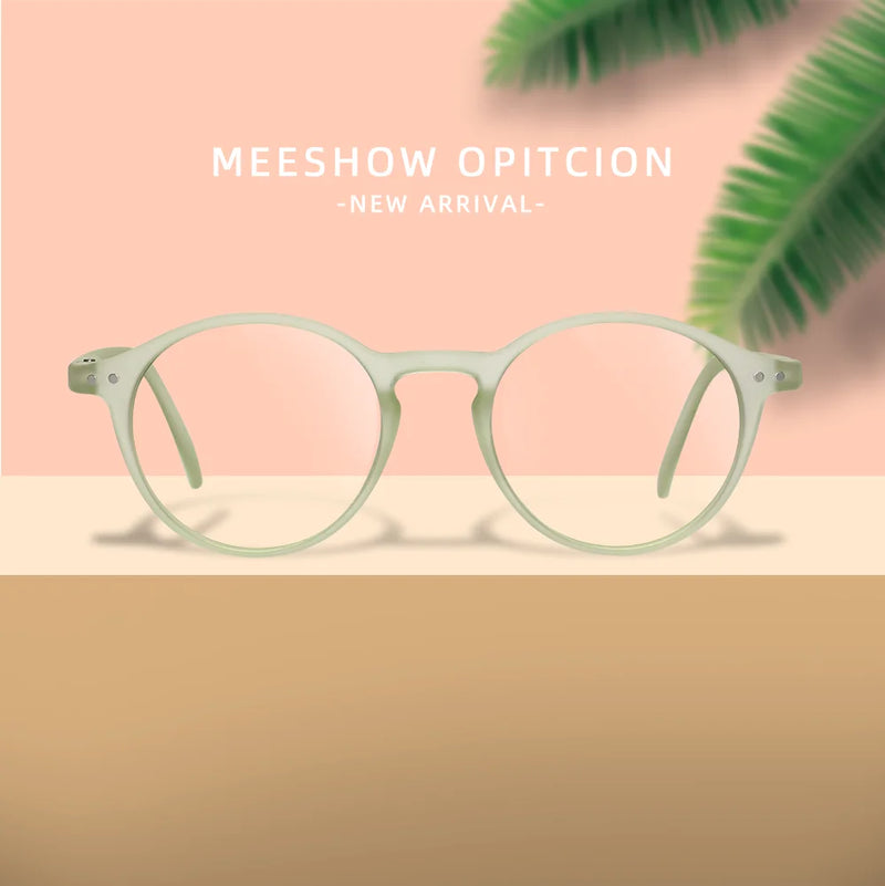 Meeshow Brand New Reading Glasses cat eye Transparent Fashion Eyeglasses Lesebrillen Europe Style Men Women Reading Glasses 1816