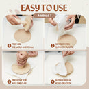 4.5/5.5/6.5 Inch Pottery Mold WIth Round Clay Throwing Cloth Plaster Molds Wood Pottery Tools for Dish Bowl Slump Press Mold