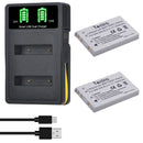 EN-EL5 ENEL5 Camera Battery& LED USB Charger for Nikon Coolpix P530 P520 P510 P100 P500 P5000 P5100 P6000 3700 4200