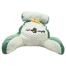 Bed Rest Reading Pillow with Arm Support Cartoon Print Detachable Backrest Support Sofa Couch Pillow Cushion