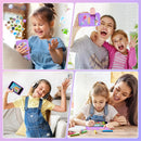 VATOS Kids Smart Phone Toy for Girls Boys Large 4" Touchscreen Cell Phone with Dual Cam Music Puzzle Game Learning Toy