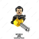 SAW Horror Movie Jack Ripper Mini Action Figures Building Blocks Brick Models Silent Hill Horrifying Chainsaw Man Halloween Toys