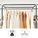 SONGMICS Fabric Wardrobe, Portable Wardrobe for Bedroom, Clothes Rail with Non-Woven Fabric Cover, Clothes Storage Organise