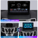ESSGOO Android 13 Car Stereo Radio For Ford Fiesta MK6 2009-2013 Wireless Carplay Android Auto Touchscreen GPS Nav BT FM RDS