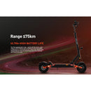 JOYOR T10 E-Scooter 2000W Dual Motor 60V18Ah Elektro-Tretroller mit starker Steigfähigkeit 10"Offroad-Reifen Hydraulische Bremse E-Scooter