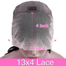 13x4 Bob Brazilian Remy Hair 220% Density Bob Wigs Straight 100% Human Hair Lace Front Wigs Pre-plucked Lace Front Wigs 14 inch