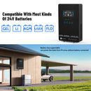 SUMRY 4KW 6KW 120V Off Grid Solar Inverter 24V 140A 5600W MPPT Charger Pure Sine Wave Home Inverter 6.25 Inch LCD Display