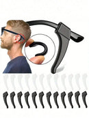 4~40pcs Anti-Slip Silicone Ear Grip Glasses Eyeglasses Leg Ear Hook Stopper Bracket Fastener Accessories Temple Tip Eyewear Holder Glasses Accessories For Women Clear