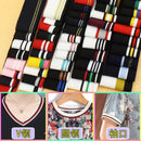 Gerippter bunter Strickstoff, Rippbündchen, weiche Stoffe, DIY-Kleidungszubehör, Kragen, Bündchen, Saum, Unterseite, Polyester, elastisch zum Nähen