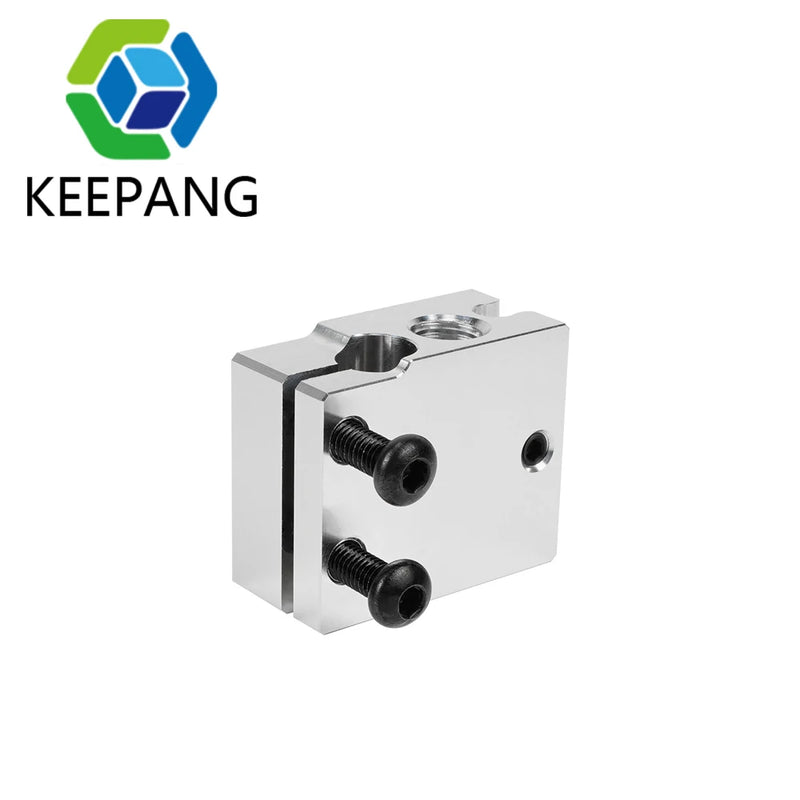 1pcs High Quality Volcano Copper Heater Block Upgrade PT100 Aluminum Heating Block for E3d Volcano Hotend 3D Printer Parts