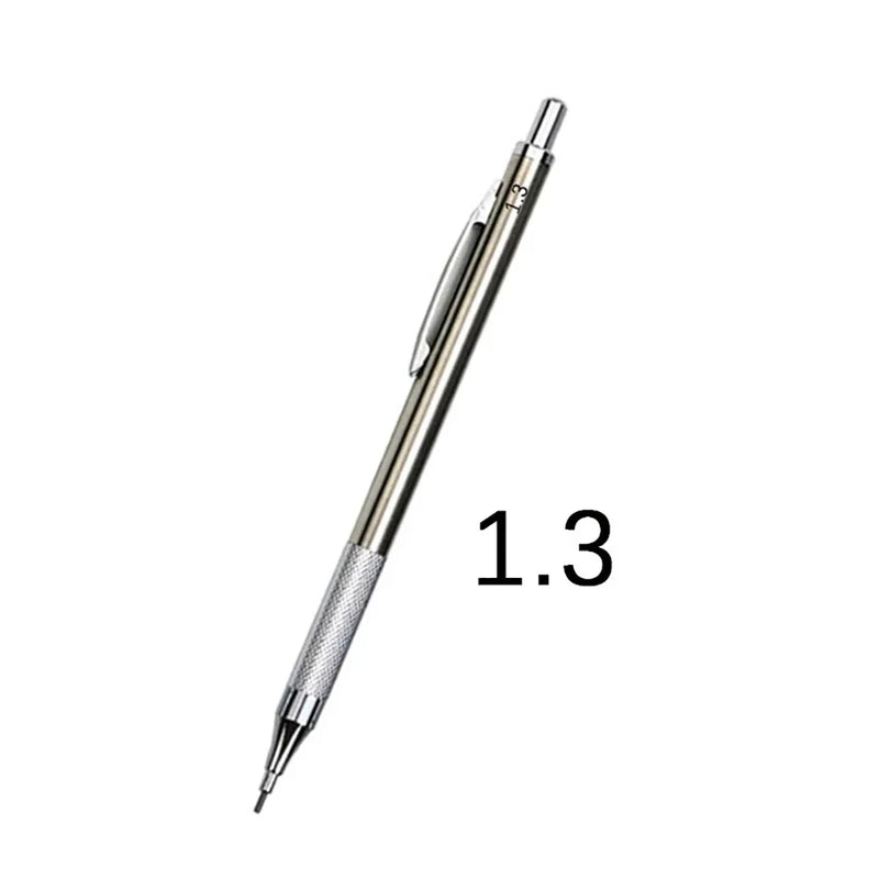 Metal Mechanical Pencil 0.3 0.5 0.7 0.9 1.3 2.0mm Automatic Pencil Art Drawing Painting Pencil with Leads Office School Supply
