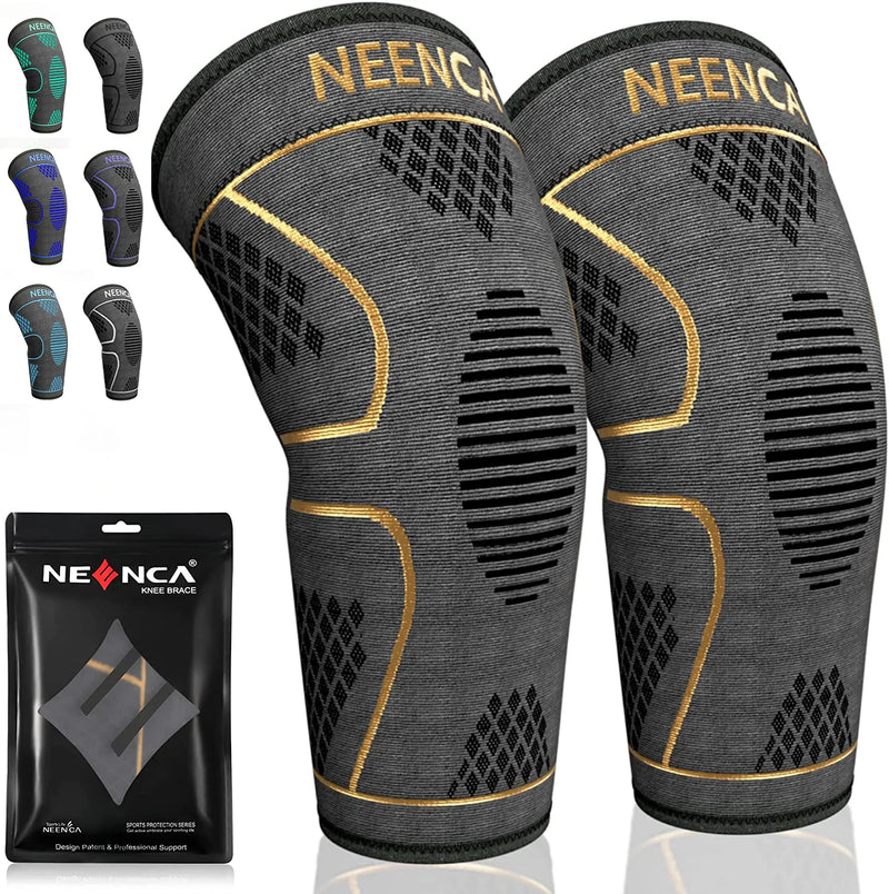 NEENCA Knee Brace Compression Sleeve Support for Women & Men Knee Pain Meniscus Tear, ACL & Arthritis Pain Relief Knee Sleeves