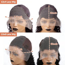 The Chroma Shift | Hand-Tied 13x6 HD Lace Frontal Wig, 210% Density Deep Wave Ombre