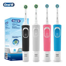 Oral B D100 Elektrische Zahnbürste 2D Vitality Reinigungszahnbürste Wasserdichte elektronische Zahnbürste Induktives Ladegerät mit Timer