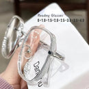 Vintage Square Metal Glitter Frame Reading Glasses Gafas Women Fashion Optical Eyewear Anti-blue Light Presbyopia Eyeglasses