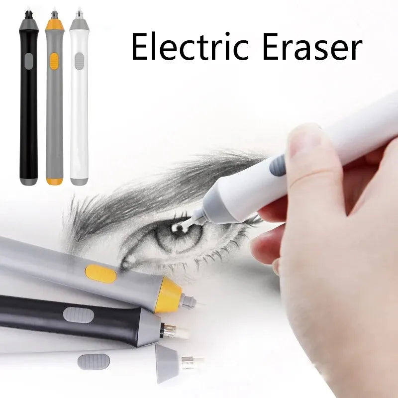 Tenwin Electric Eraser Sketch Eraser School Stationery Supplies Fine Art Painting Automatic Stationery Gifts