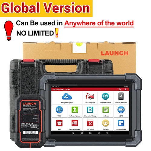 LAUNCH X431 PRO3 ACE Scan Tool for Online ECU Coding Topology Map CANFD DoIP SGW All System Diagnostic tools 37+ Service