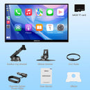 ESSGOO 9 Inch Touch Screen Portable Car Stereo Radio Wireless Apple Carplay Android Auto USB TF Bluetooth Mirror Link