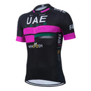UAE 2023 Pro Team Cycling Racing Jersey Maillot Ciclismo Short Sleeve Summer Mens Road Cycling Bib Gel Shorts Kit Ropa De Hombre