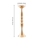 SucceBuy Tall Crystal Wedding Flower Stand Metal Wedding Centerpiece Vase Gold Flower Holders Floral Display Rack for Wedding