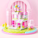 DIY Architecture Store Street View Food House Building Blocks Kit Girls Bricks Classic Movie Model Kids Toys For Children