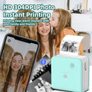 M02Pro 300DPI Mini Pocket Printer Bluetooth Thermal Printer 15/25/50mm Label Maker Compatible iOS Android Wireless Photo Printer