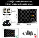 Hprosper LED-Licht für 43242 Disney Schneewittchen und das Häuschen der sieben Zwerge Lampe mit Batteriebox (Keine Lego Bausteine)