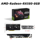 MOUGOL AMD Radeon Series Graphics Cards RX580 RX5500XT RX5700 8GB RX65000XT 4GB Gaming placa de vídeo For Desktop Computers