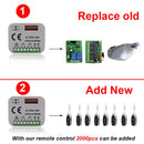 SMG-662 RX MUTI 300-900mhz Universal Garage Door Remote Control 433mhz 868mhz Receiver Switch 2CH AC/DC 9-30V Sell in a Package