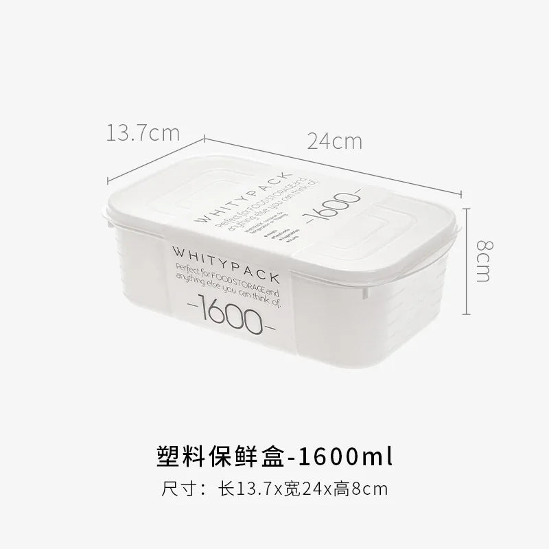 Japanese multi-specification refrigerator crisper Microwave oven can use kitchen crisper outdoor crisper storage box