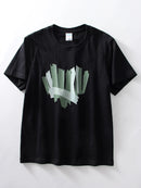 Summer Short Sleeve T Shirt Women Cotton Slim White Tops With Hearts Couple T Shirts Ladies Black Tshirts Women Top Tees 2025