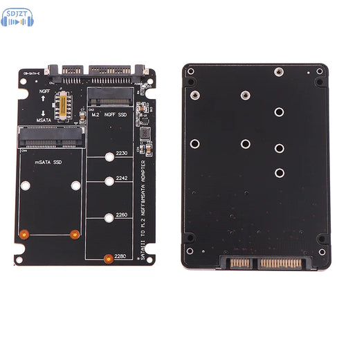 SATA 60 Gbit/s auf M.2 NGFF SATA SSD MSATA SSD Adapter MSATA auf SATA M.2 NGFF auf SATA Festplattenadapterplatine