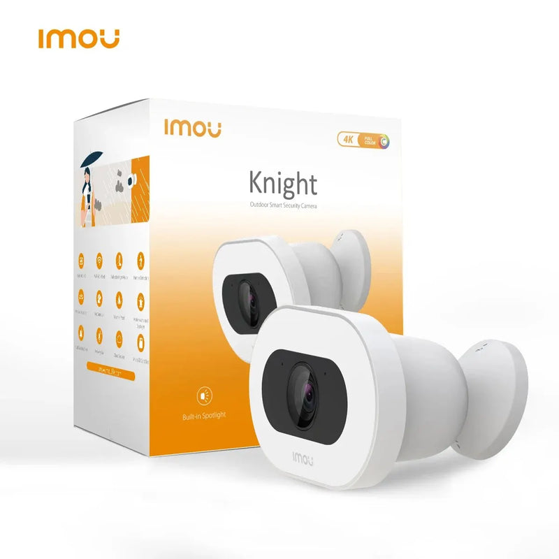 IMOU Knight 4K UHD 8MP Outdoor Security Wifi CCTV Surveillance Camera AI-based Person/Vehicle/Pet Detection