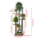 Pflanzenständer Ständer für Blumen Eisen 6/7/8 Ebenen Pflanzenregal Pflanzenorganizer Aufbewahrung Pflanzenhalter Display-Ständer Gartendekoration