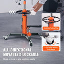 SucceBuy Transmission Jack 1322 LBS Hydraulic Telescoping Transmission Jack 32"-67" High Lift Floor Jack Stand Lift Hoist Garage