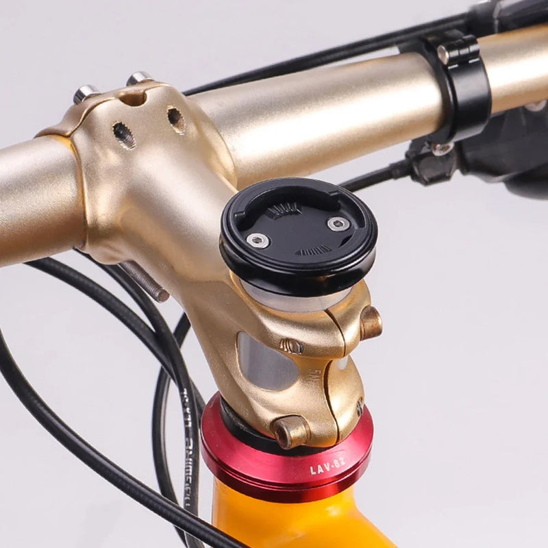 MTB Bike Code Meter Fixing Base GPS Speedometer Mount Bracket Bike Computer Holder Stem Top Caps For Polar Cycling Accessories