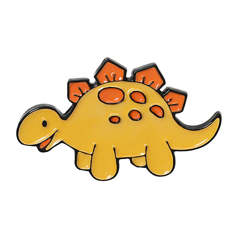 Triceratops Tyrannosaurus Rex Giraffe Stegosaurus Brontosaurus Brooch Badge Dinosaur Lapel Pins Dinosaur Brooch Pterosaur