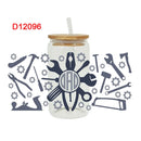 3D UV DTF Transfers Stickers 16oz Cup Wraps Dad Father's Day Printed For DIY Glass Ceramic Metal Leather Etc. D11785