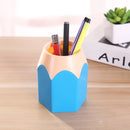 Pen Vase Pencil Pot Creative Makeup Brush Holder Stationery Desk Tidy Plastic Desk Organizer Container School Office Storage