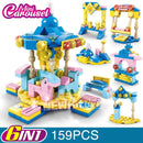 DIY Architecture Store Street View Food House Building Blocks Kit Girls Bricks Classic Movie Model Kids Toys For Children