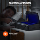 SucceBuy Gun Safe Q235 Steel Pistol Safe 3-Way Quick Access Firearm Case Gun Box Advanced Biometric Technology Travel Gun Safe