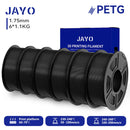 JAYO 3D Filament PLA +/PETG/PLA 1.75MM +/- 0.02MM 6Rolls Coloful Neatly Wound 3D Printing Material For 3D Printer&Pen 1.1KG/ROLL
