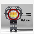 1PC Motorcycle Led Bulb, Two Lens Lights, Dual Lens Bulb, High And Low Integrated Ultra Bright Electric Light