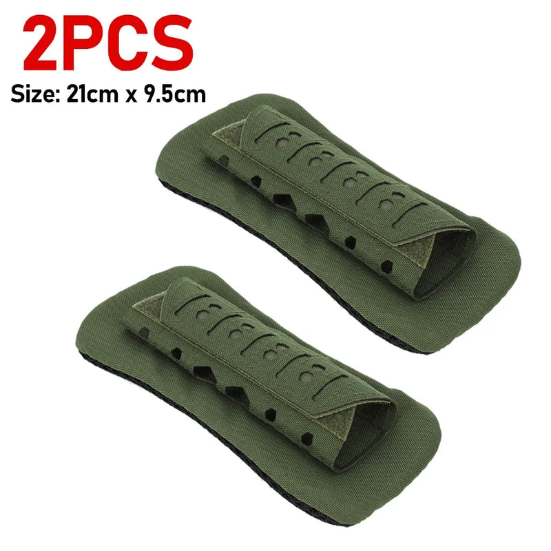 1/2/4PCS Laser Cutting Tactical Vest Shoulder Strap Pads For Hunting Vest Backpack Comfort Mesh Cushion Shoulder Pad for Outdoor