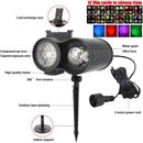 Waterproof Laser Projection Lamp party light 12 Change Card Stage lighting Holiday Outdoor projector christmas stage lighting