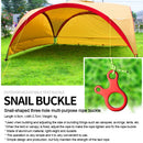 Tent Rope Buckles 3 Hole Outdoor Camping Tent Wind Rope Buckle Aluminium Alloy Tensioner Tent Cord Rope Fastener Tighten Hook