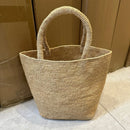 Handgemachte Häkel-Strohtasche Strandtasche Sommer-Raffia-Taschen für Frauen Handtasche Reise Gewebte Eimertasche Designer Umhängetaschen Clutch